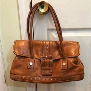Tan micheal kors shoulder bag.
